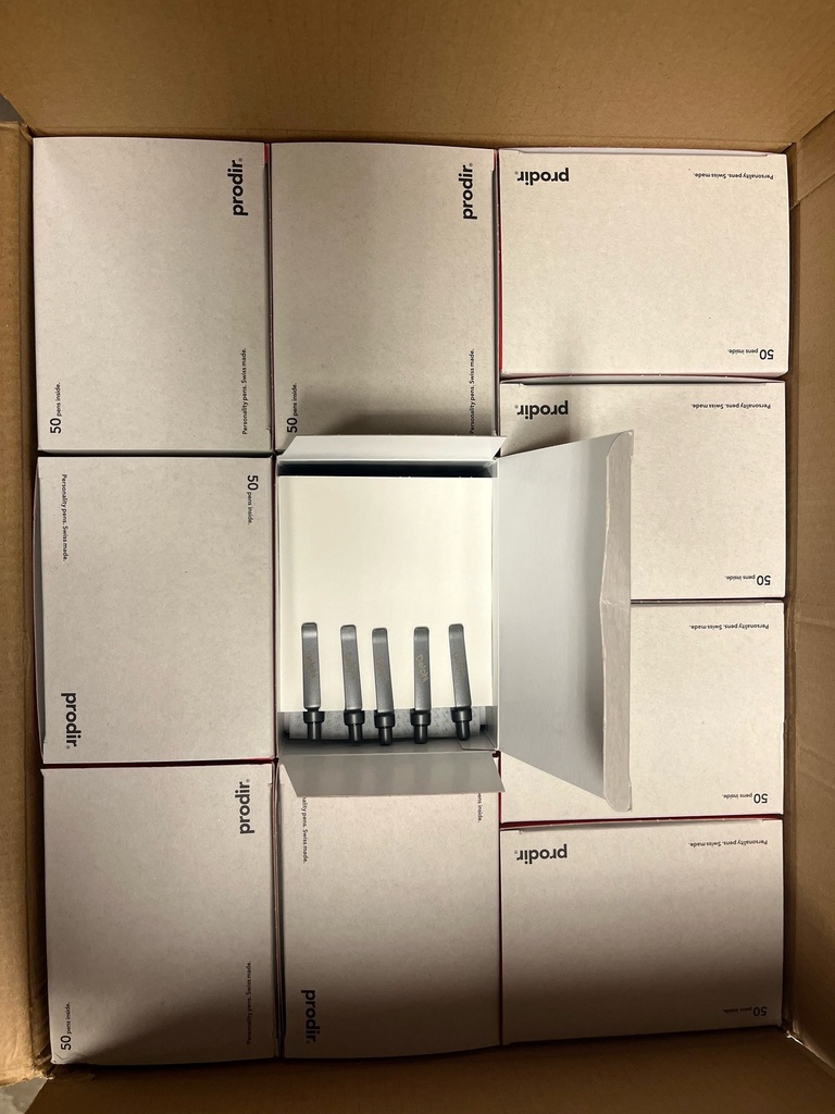 Penna "stone" med Delphis logo lasergraverad på clipset 50 st/fp