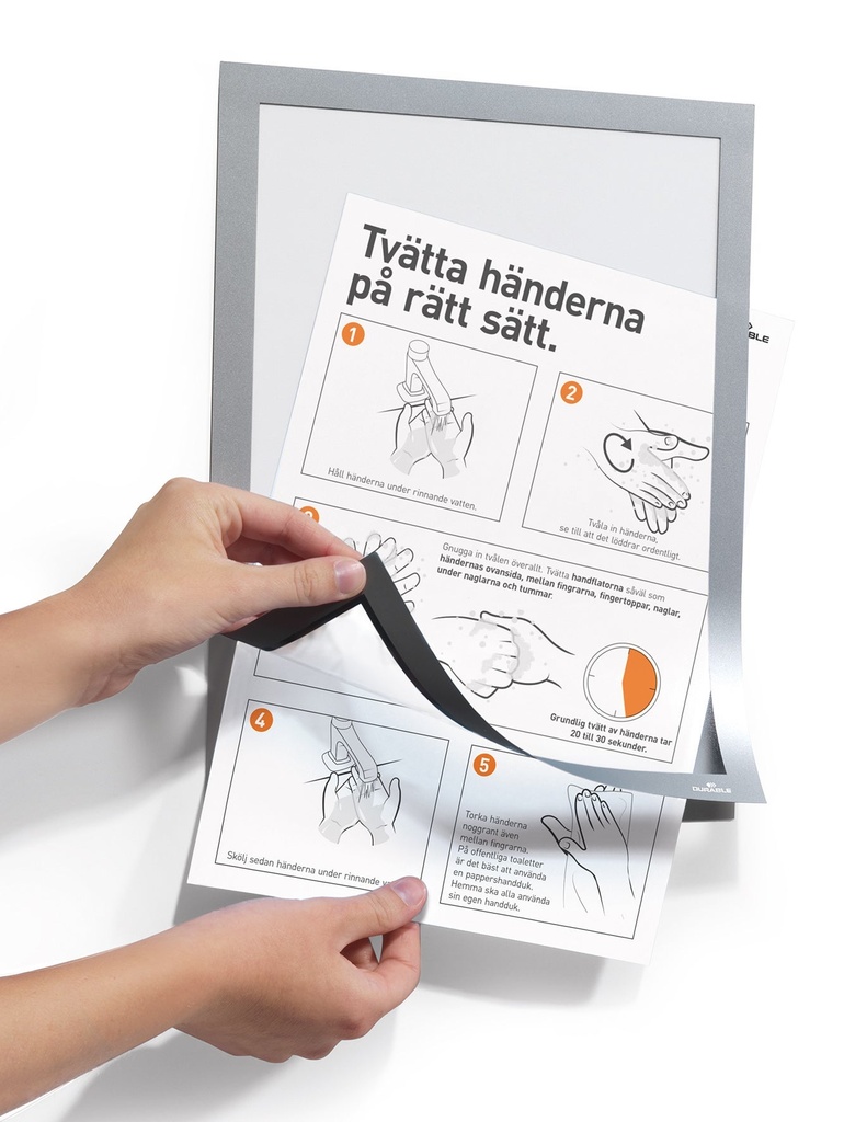 Inforam Duraframe A4 silver 2/fp