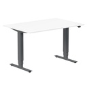 Skrivbord el Ergo120x80 vit/AR