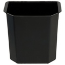 Plastkärl 9L svart insats
