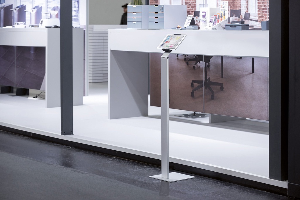 Tablet Holder Floor silver