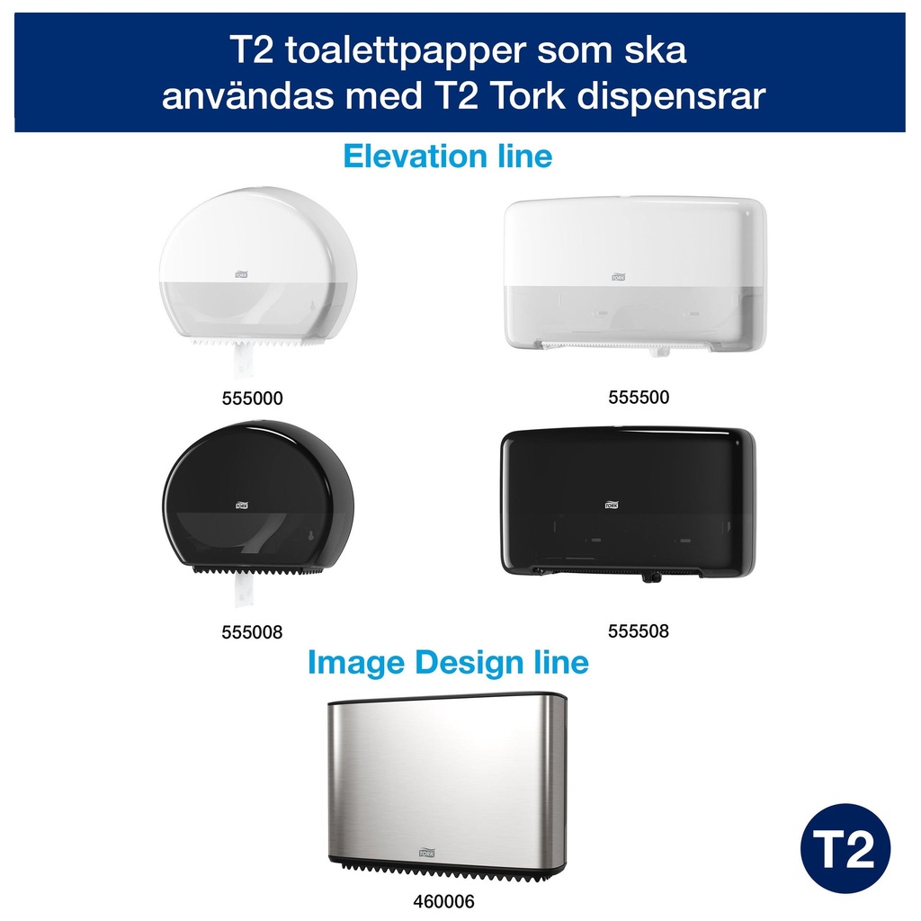 Toalettpapper T2 Nat Adv 12 rl