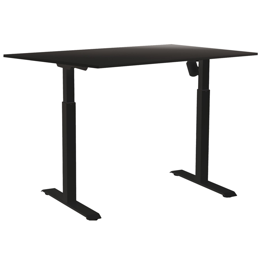 Skrivbord el ED-A l sv 120x80
