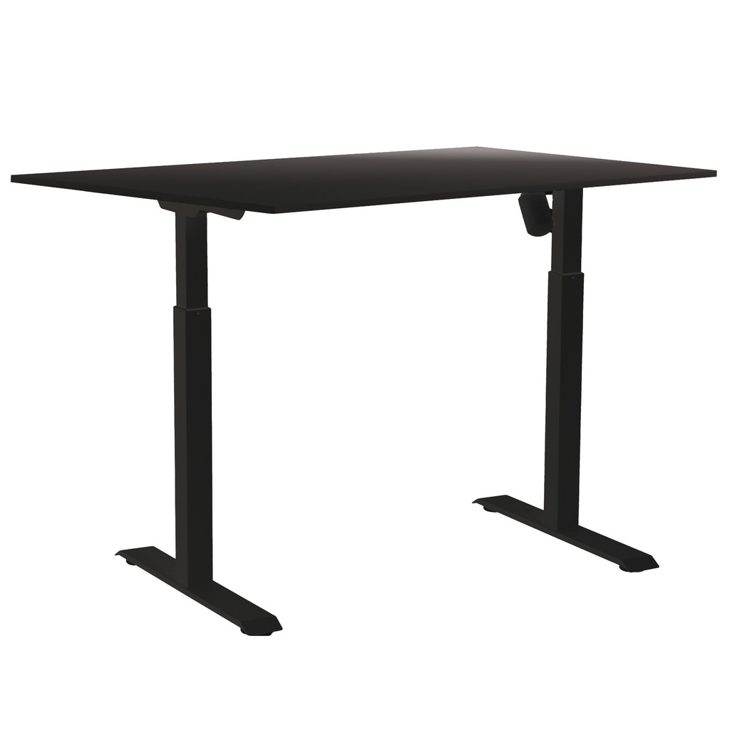 Skrivbord el ED-A l sv 160x80