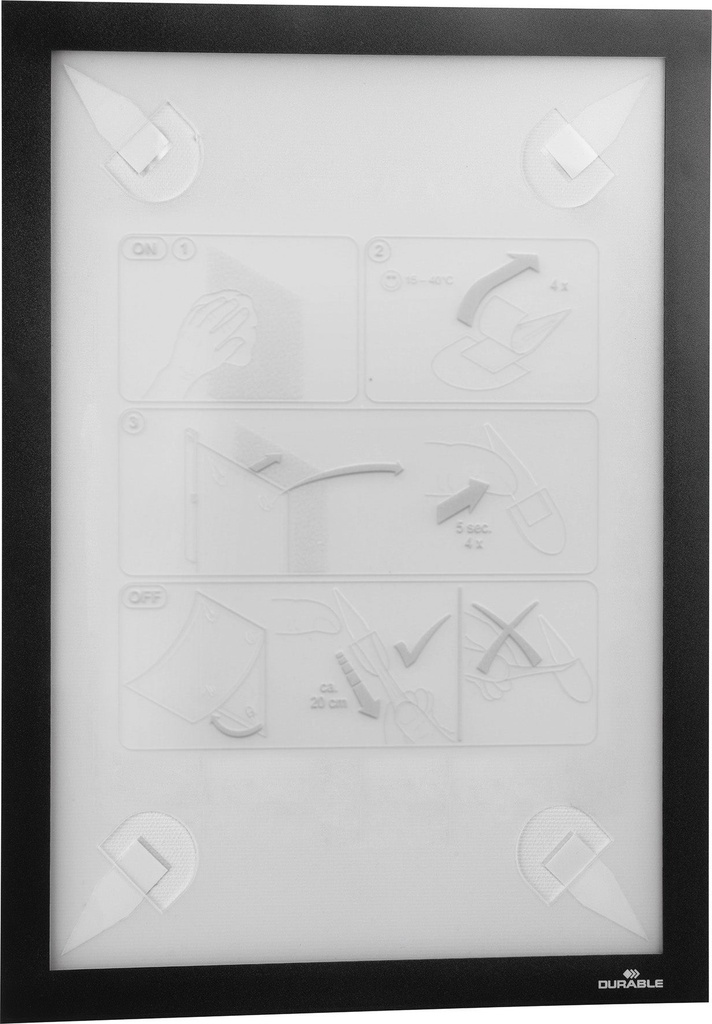 Duraframe Wallpaper A4 svart