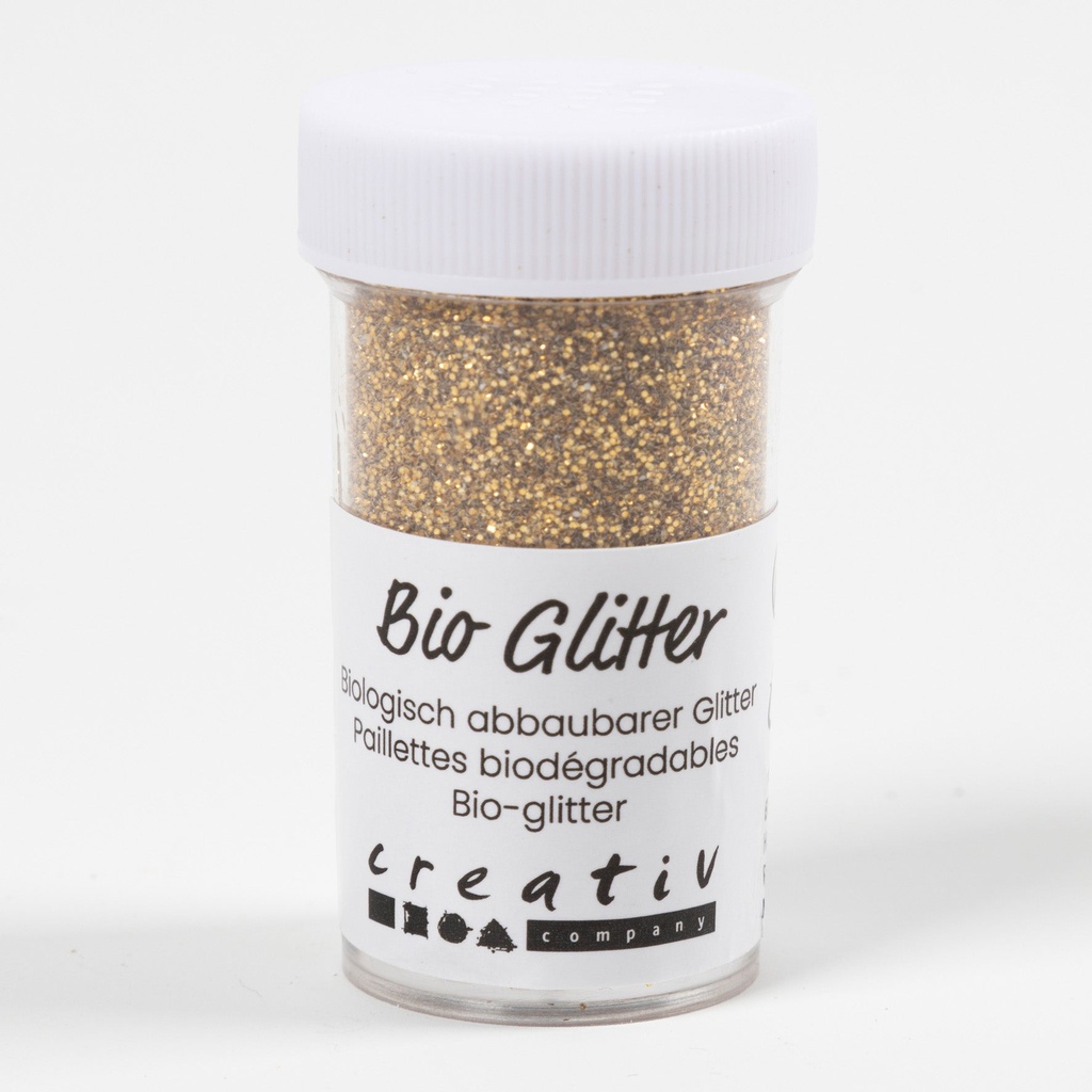 Glitter biologiskt 27ml guld