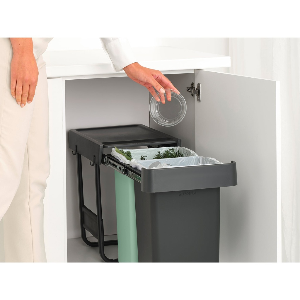 Sort&Go Inbyggnadsbar, 2x15L