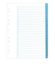 Pärmregister papper A4 1-31