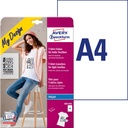 Fotopapper A4 T-shirt ljus 5/f