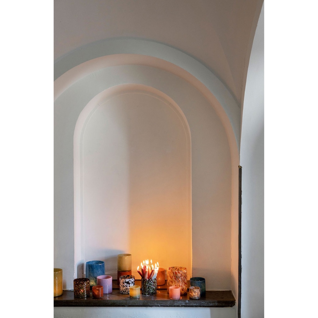 Vas/Ljuslykta Calore Gul M