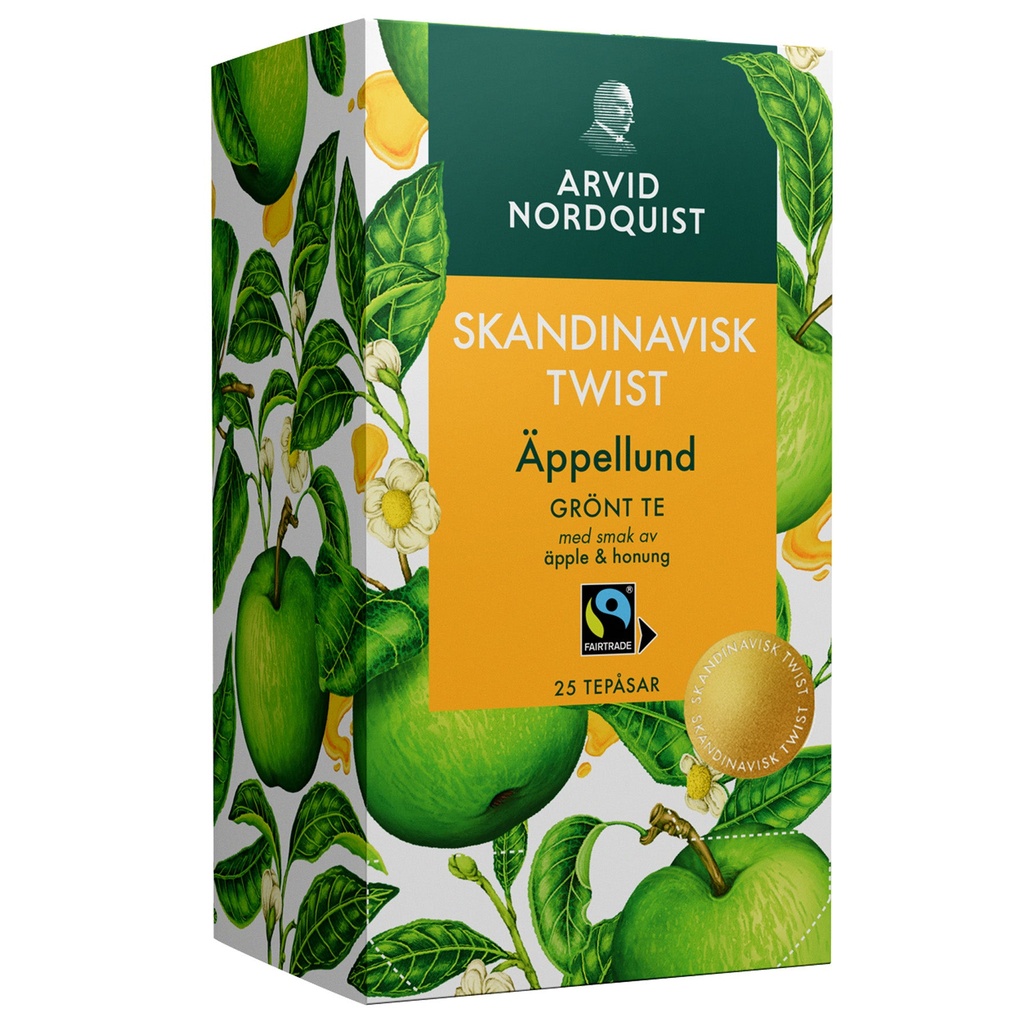 Te Äppellund grönt te 25st/fp