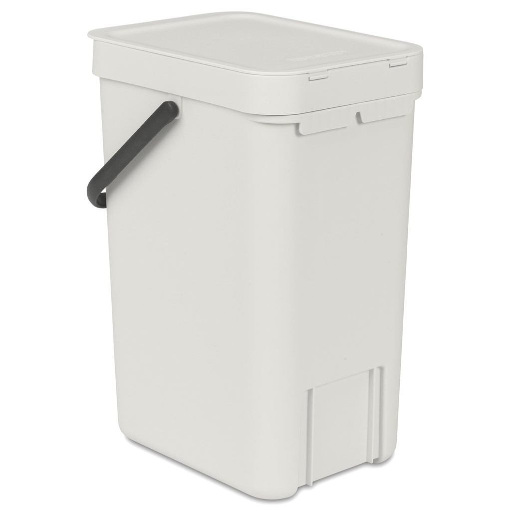 Avfallshink Sort&Go Ljusgrå12L