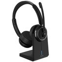 Headset trådlöst med stativ