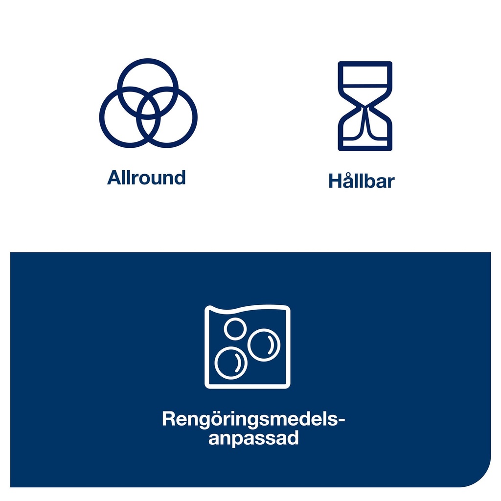 Rengöringsduk Tork Blå W8 40/