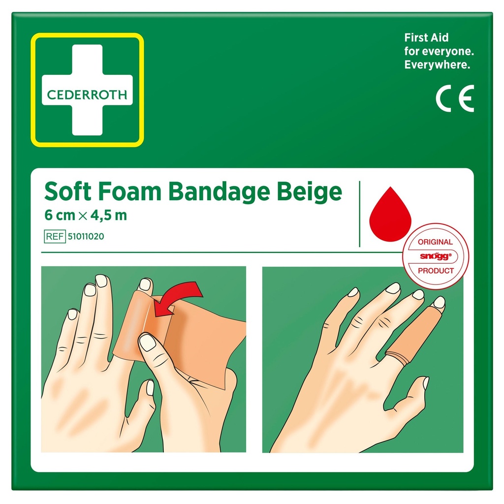 Soft BEIGE 6cmx4,5m Cederroth