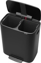 Bo Pedalhink, M.svart  2x30L