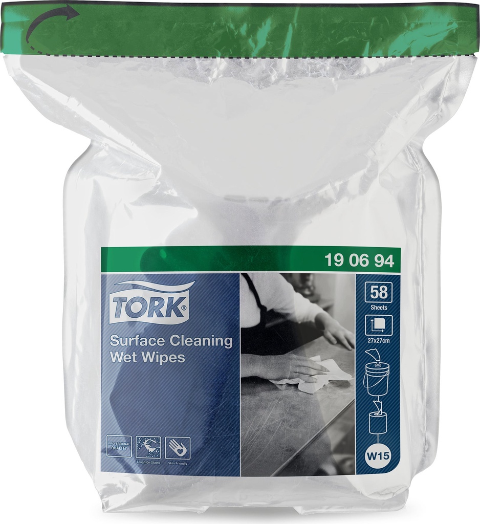 Våtduk Premium Yta refill 58f.