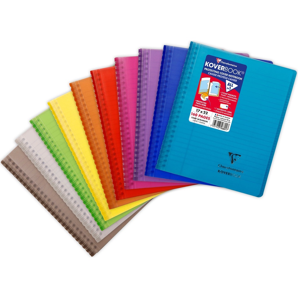 Kollegieblock Koverbook 17x22