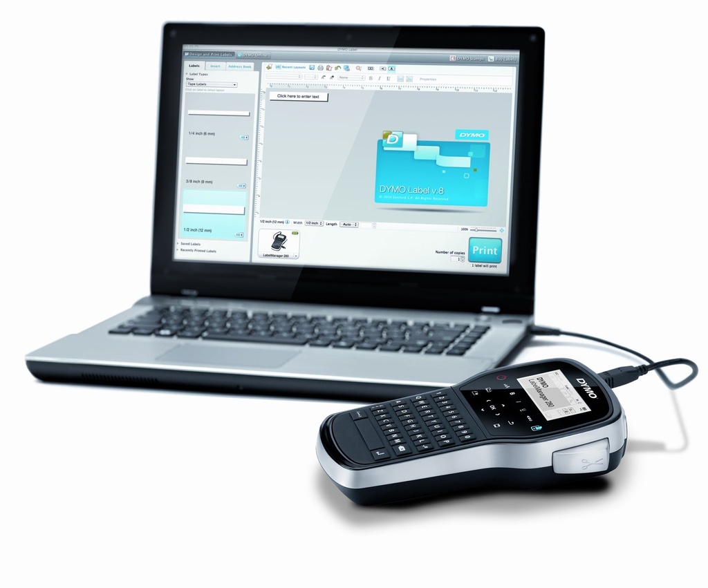 Märkmaskin Dymo LM 280 med tangetbord
