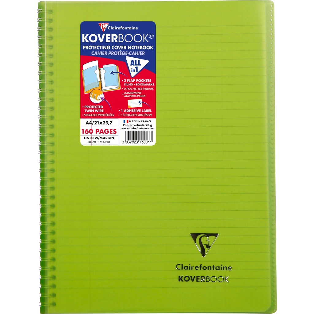 Kollegieblock Koverbook A4