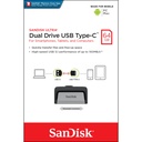 USB C-A minne SanDisk 3.1 64GB