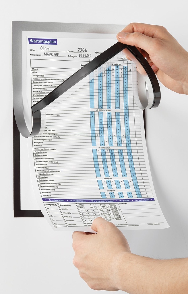 Duraframe Magnetic Note A4 sv.