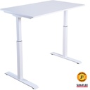 Skrivbord höj-sänk 120x60 vit