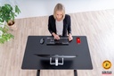 Skrivbord höj-sänk 120x60 sv