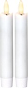 Antikljus Flamme 15cm 2-p