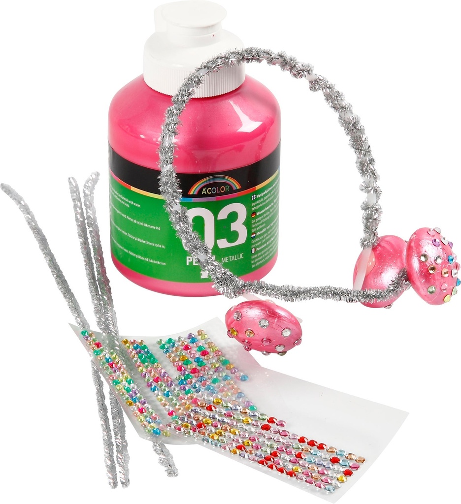 Akrylfärg metallic 500ml 15/fp