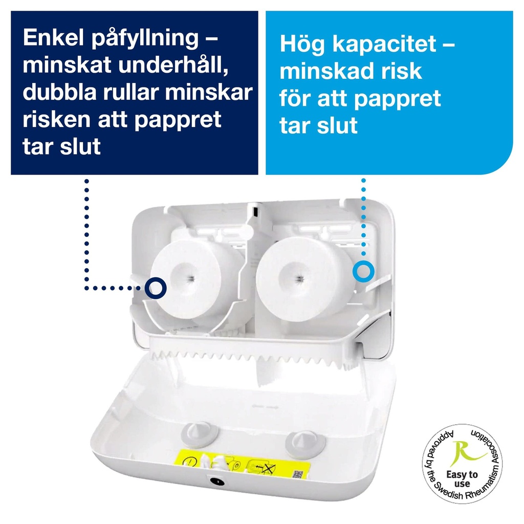 Dispenser Tork T7 vit