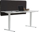Skrivbord el vit/vit 1200x600