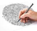 Fineliner Staedtler svart 6/fp