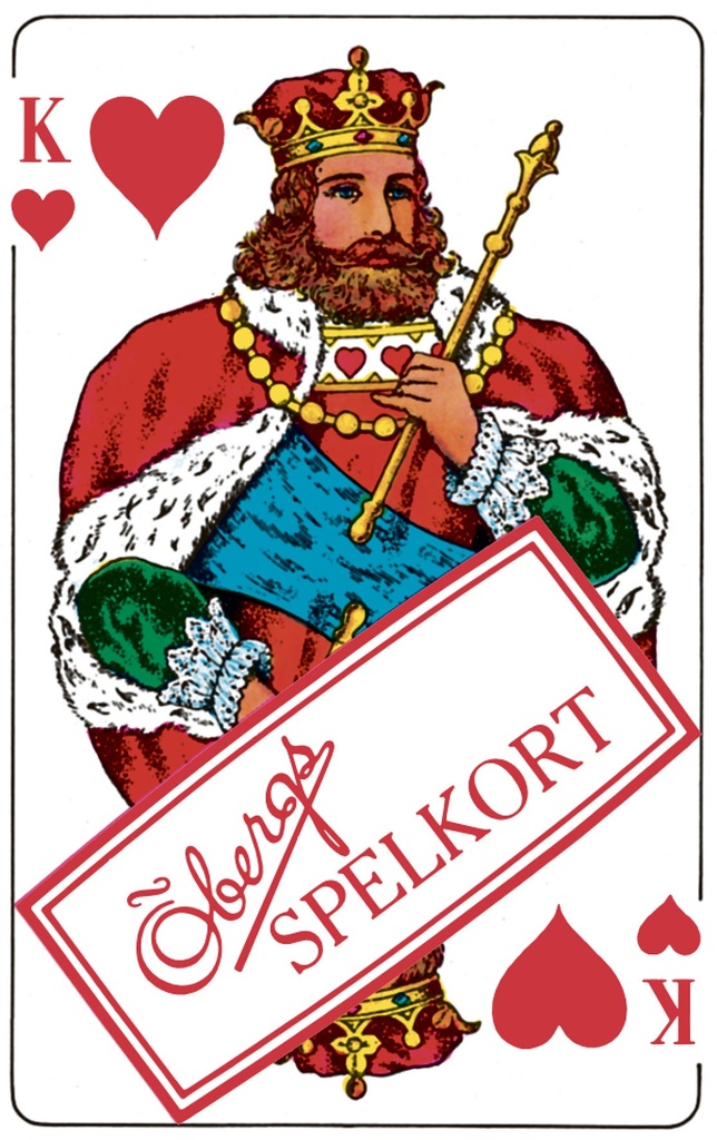 Spelkort Öbergs Poker röd