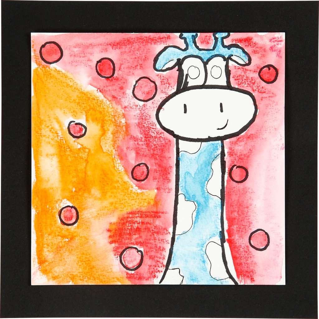 Akvarellpapper 12x12cm 100/fp