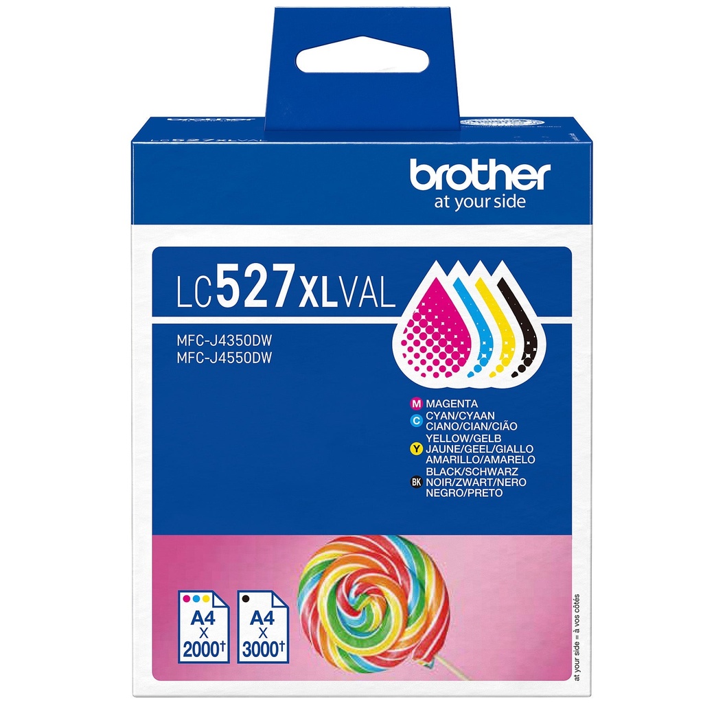 Bläck Brother LC527XLVAL CMYK