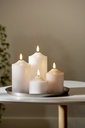 Blockljus LED Flamme D7,5 H15
