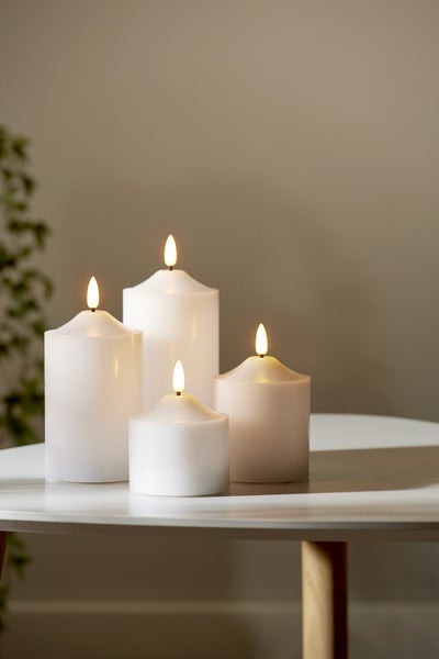Blockljus LED Flamme D7,5 H15