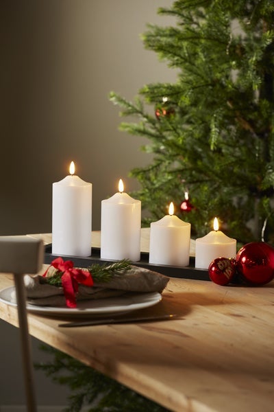 Blockljus LED Flamme D7,5 H15