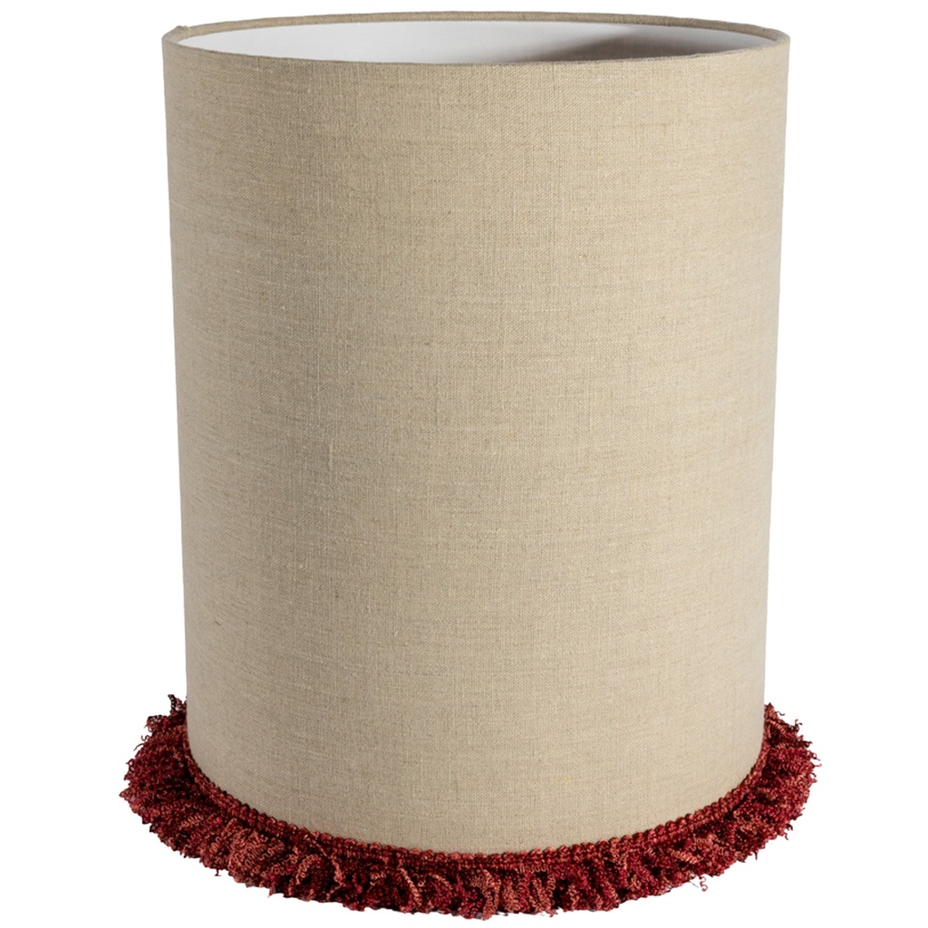 Cylinder D33 lin frans vinröd