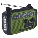 Nödradio Dynamo och Solcell