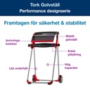 Tork Golvställ W1    röd/svart