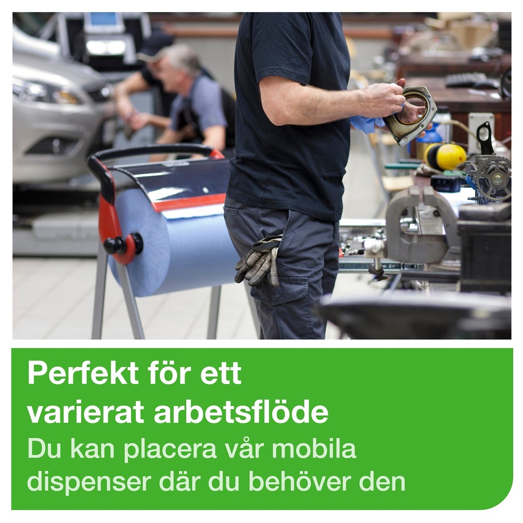 Tork Golvställ W1    röd/svart