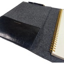 Skrivbordsfolder Laptop Mörkgr