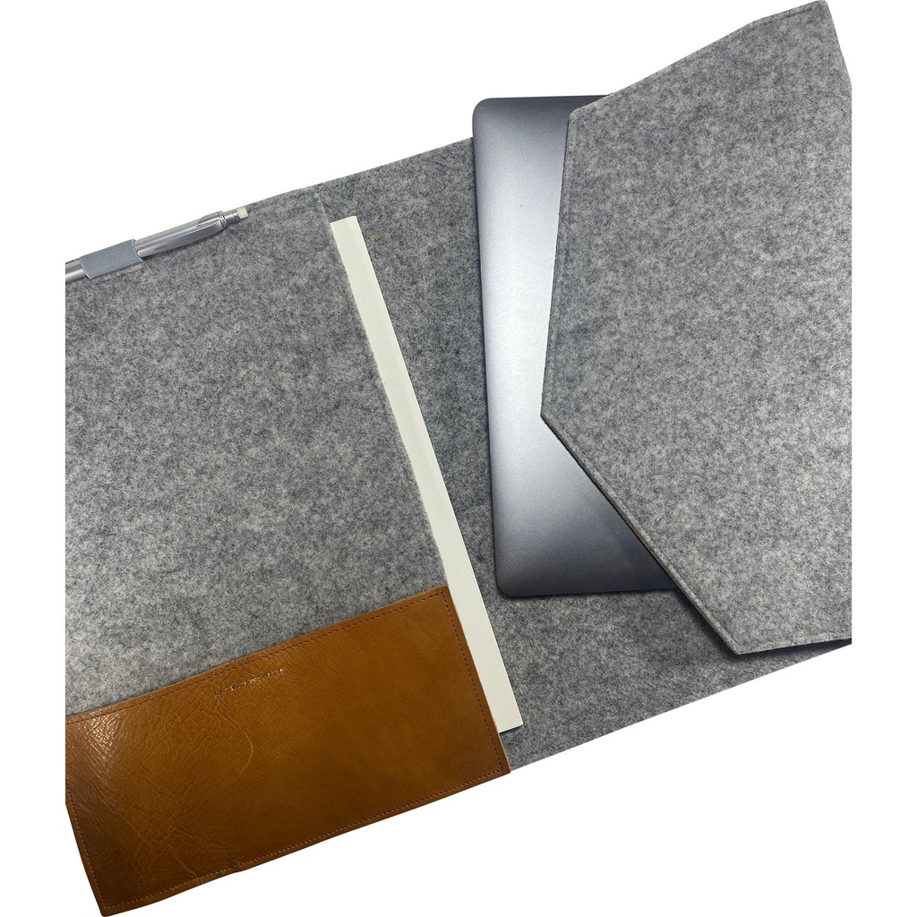 Skrivbordsfolder Laptop Ljusgr