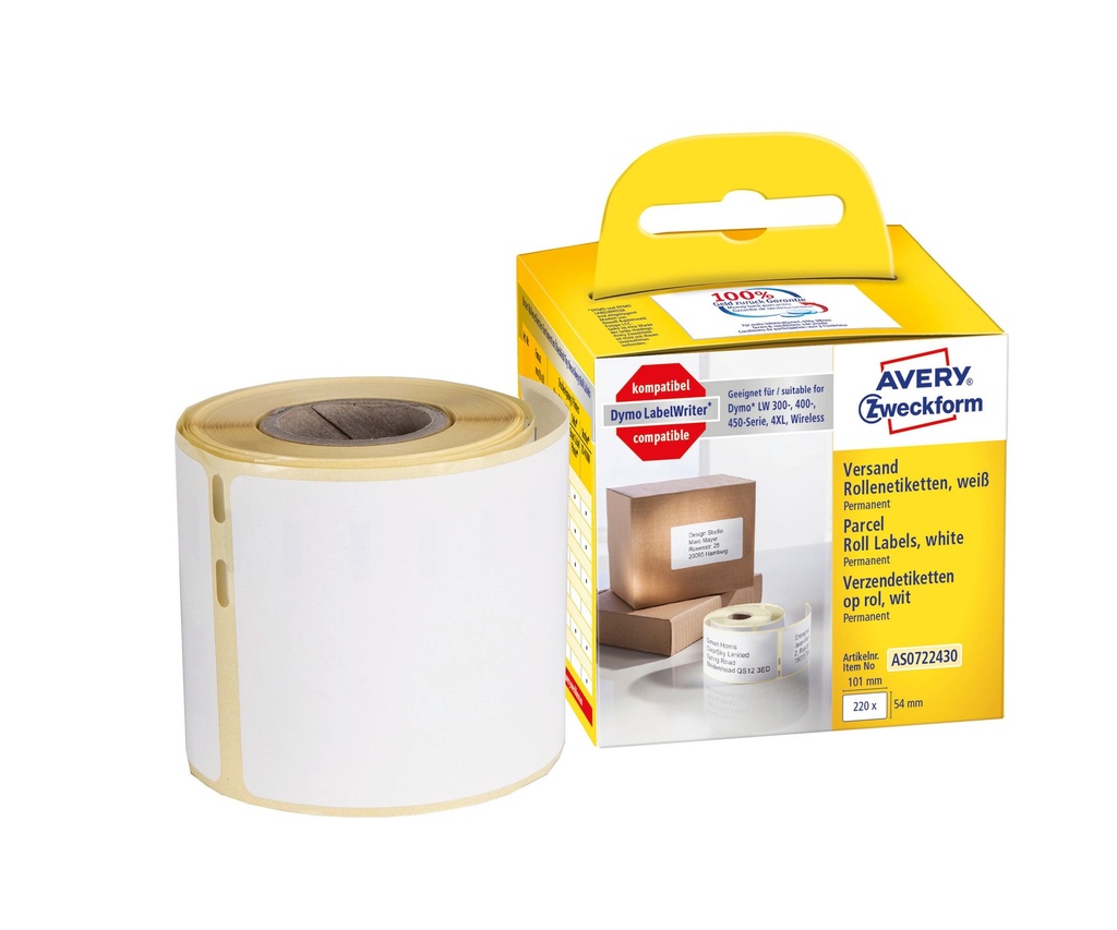 Etikett Avery 101x54mm 220/fp