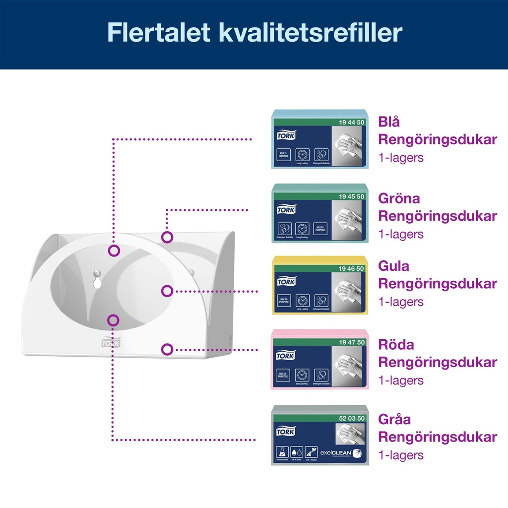 Dispenser W8 Small Pack Tork