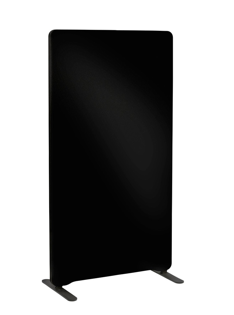 Golvskärm Edge 1200x1350mm svart