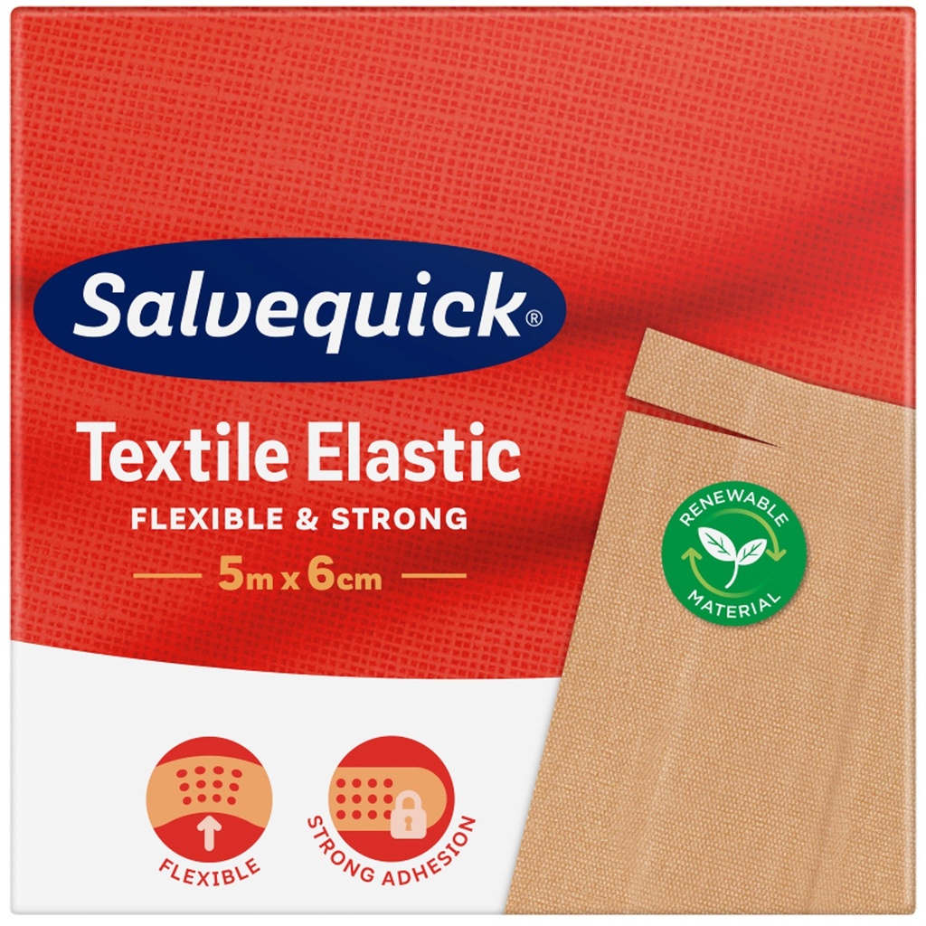 Textilplåster Salvequick 5m