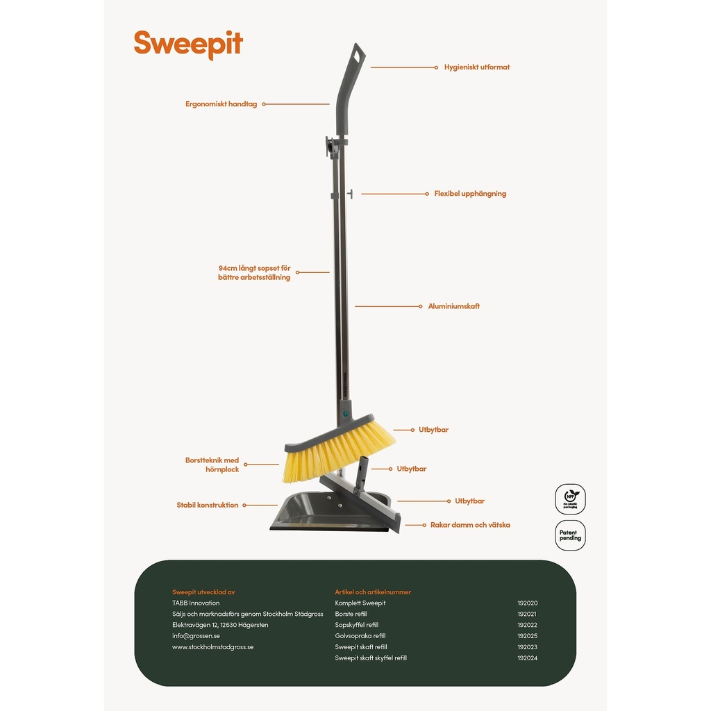 Sopskyffel Sweepit Refill